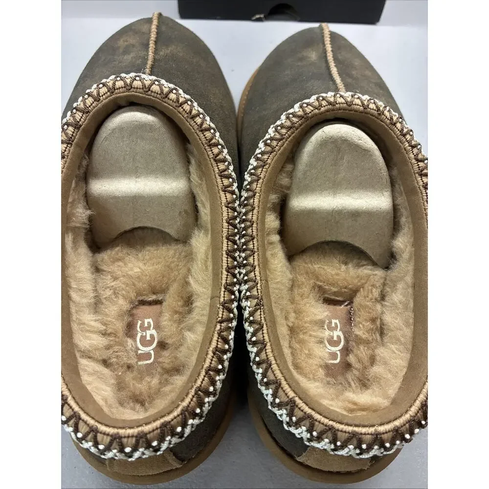 Mens Size 8 UGG Tasman Baxter Slipper Chestnut Shoes 1173810 NEW With Box